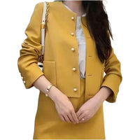 DIOR Jackets Coats Women's Yellow