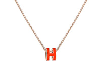 HERMES POP H Collection Metal Necklaces Women's