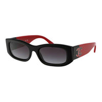 CHANEL Rectangular Sunglasses Women's Black