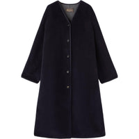 Loro Piana FW24 Coats Women's Dark Blue