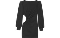 SAINT LAURENT Long Sleeved Dress Women's Black