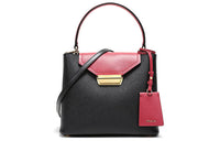 PRADA Leather Handbag Shoulder Bag Crossbody Bag Women's Black