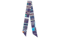 HERMES Silk Scarves Women's Indigo