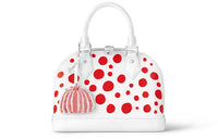 LOUIS VUITTON Lv X Yk Alma Bb White/Red