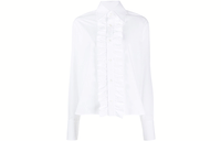 SAINT LAURENT Ruffled Front Shirt