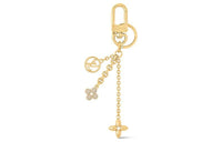 LOUIS VUITTON Metal Keychains Women's Gold
