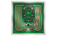HERMES Silk Scarves Women's Green