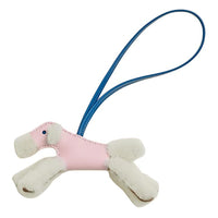 HERMES Lambskin Pendants Unisex Pink