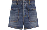 DIOR DIORIVIERA FW24 Denim Shorts Women's Blue