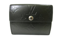 LOUIS VUITTON Monogram Wallet Unisex Black