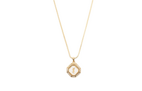 SAINT LAURENT Pre Owned 1990s Logo pendant Chain Necklace