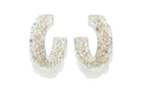 CHANEL Earrings Women's White