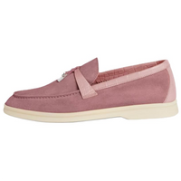 Loro Piana Summer Charms Walk Loafers Women's Pink