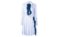 PRADA Long-Sleeved Dresses Women's Blue