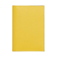 HERMES MC2 Epsom Calfskin Card Holder Men's 9O Jaune De Naples Naples Yellow