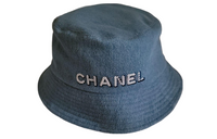 CHANEL Bucket Hats Women's Denim Blue