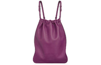 HERMES Evercolor Calfskin Backpack Women's Silver Lotus Purple