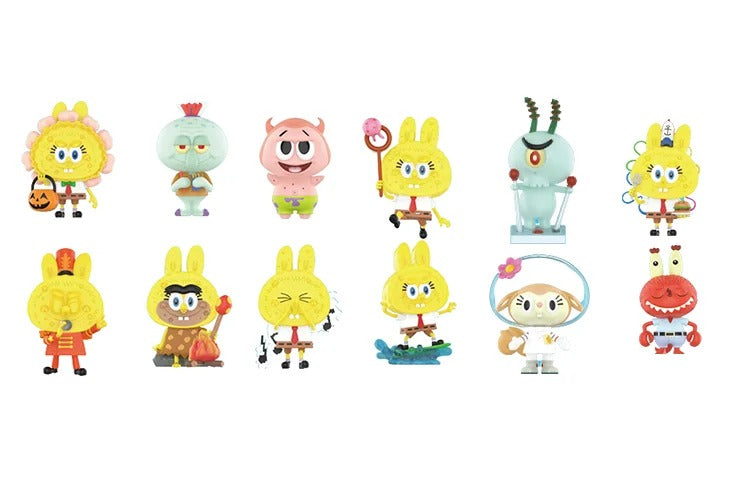 Pop Mart x Spongebob The Monsters Labubu Sealed Case (2 Blind Boxes) 210300246-607745553