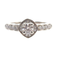 CHANEL Pre-Owned CHANEL Coco Crash Half Eternity Diamond Costume Ring