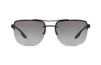 PRADA Oval Sunglasses Men's Black