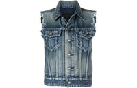 SAINT LAURENT Vests Women's Blue