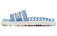 DIOR Women's DWay Slide 'Houndstooth - Corn Flower'