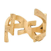 SAINT LAURENT Brass Bangles Women's Gold
