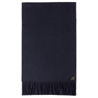 PRADA Logo-plaque Silk-cashmere Scarf