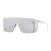 DIOR Plastic Irregular Shape Sunglasses Women's White