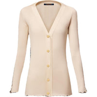 LOUIS VUITTON Contrastil Frill Cardigan