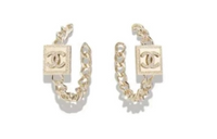 CHANEL Earrings Women's Gold