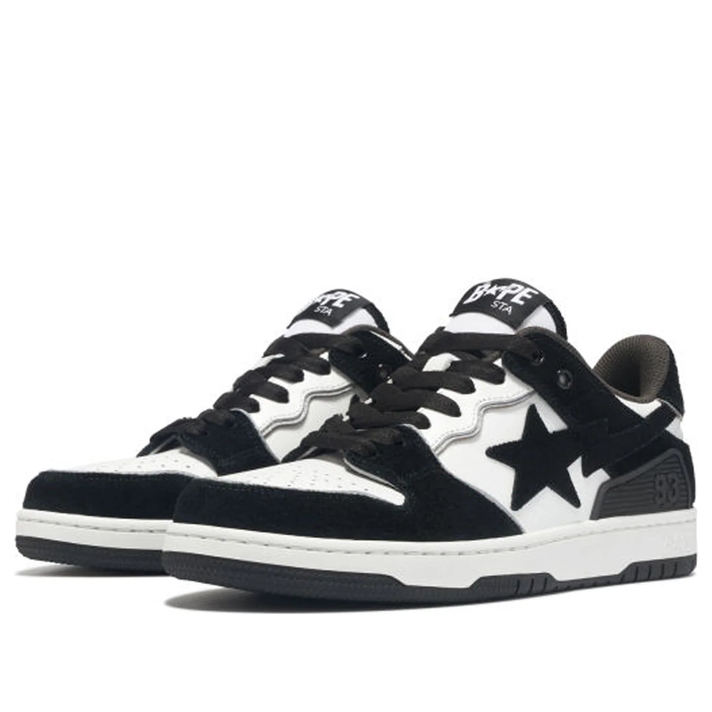 A Bathing Ape SK8 Sta #5 'Black White' 0ZXSHM191057LBKA
