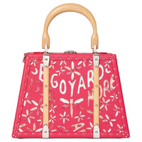 GOYARD Saigon Calfskin Hard Case Handbag Mini Women's Fuchsia