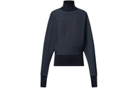 LOUIS VUITTON SS24 Open-Back Turtleneck Pullover Sweater Women's Night Blue