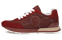 HERMES Drive Low-Top Casual Shoes Women's Bordeaux Red