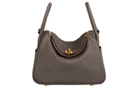 HERMES Lindy Evercolor Leather Handbag, Shoulder Bag Women's