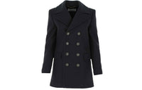 SAINT LAURENT Coats Women's Marine Blue