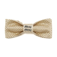 MIU MIU Hair Clips Women's Gold
