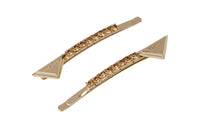 PRADA Hair Clips Women's Gold