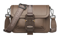 DIOR Grained Calfskin Shoulder Bag Crossbody Bag Mini Men's Khaki
