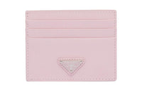 PRADA Saffiano Leather Card Holder, Wallet Women's Pink