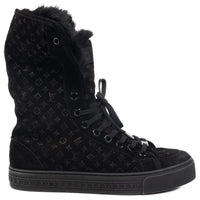 LOUIS VUITTON Ankle Boots Women's Black