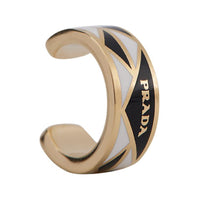PRADA Coated Enamel Clip-On Earrings Women's Multicolor