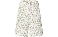 LOUIS VUITTON Floral Print Bermuda Shorts