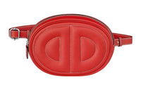 HERMES In The Loop Swift Leather Pig Nose Bag Fanny Pack Regular Women's Orange Red Clay Color