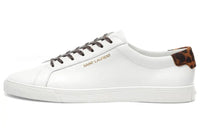 SAINT LAURENT Low Top Stylish Skateboarding Shoes Men's White