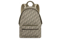 DIOR Jacquard Backpack Women's Khaki