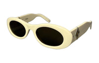 DIOR Oval Sunglasses Women's Yellow