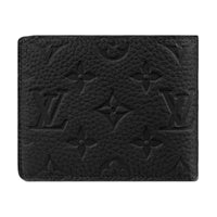 LOUIS VUITTON Slender 8 Slot Wallet Black
