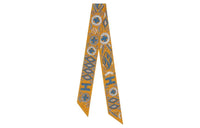 HERMES Silk Scarves Women's Yellow